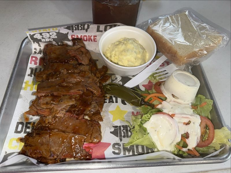 492 BBQ food